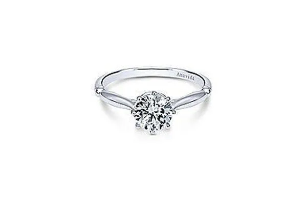 0.50 Carat Round Brilliant Cut Solitaire Engagement Ring