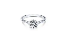 0.50 Carat Round Brilliant Cut Solitaire Engagement Ring