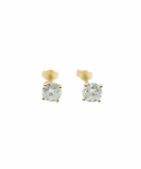 1CT J ROUND SHAPE DIAMOND ANL-S39-8 Stud pair