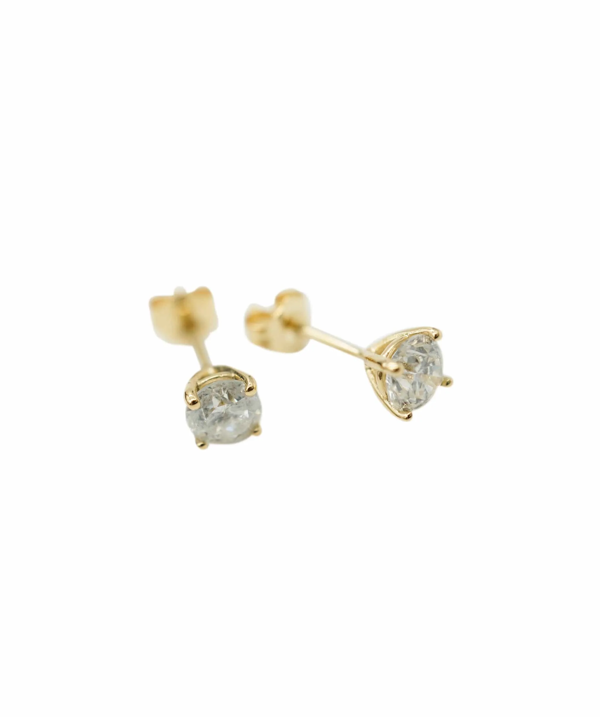 1CT J ROUND SHAPE DIAMOND ANL-S39-8 Stud pair