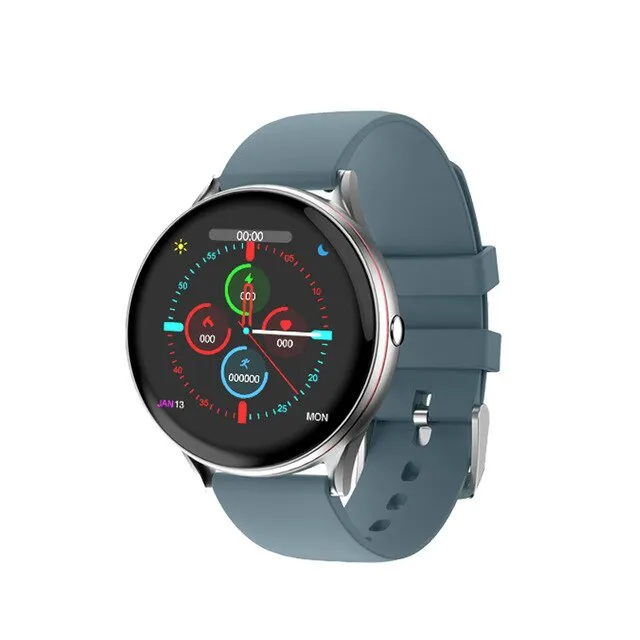 2020 New Full touch screen Smart watch ladies multifunctional sports heart rate blood pressure Smartwatch For IOS Android   box