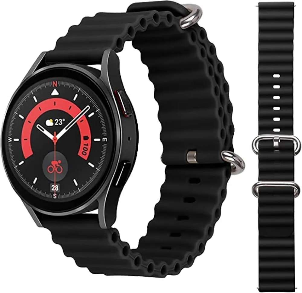 22MM OCEAN LOOP SILICON STRAPS FOR AMAZFIT WATCH GTR 3 PRO, GTR 2, GTR 4, GTR 3 PRO, GTR 2 LITE, GTR, PACE