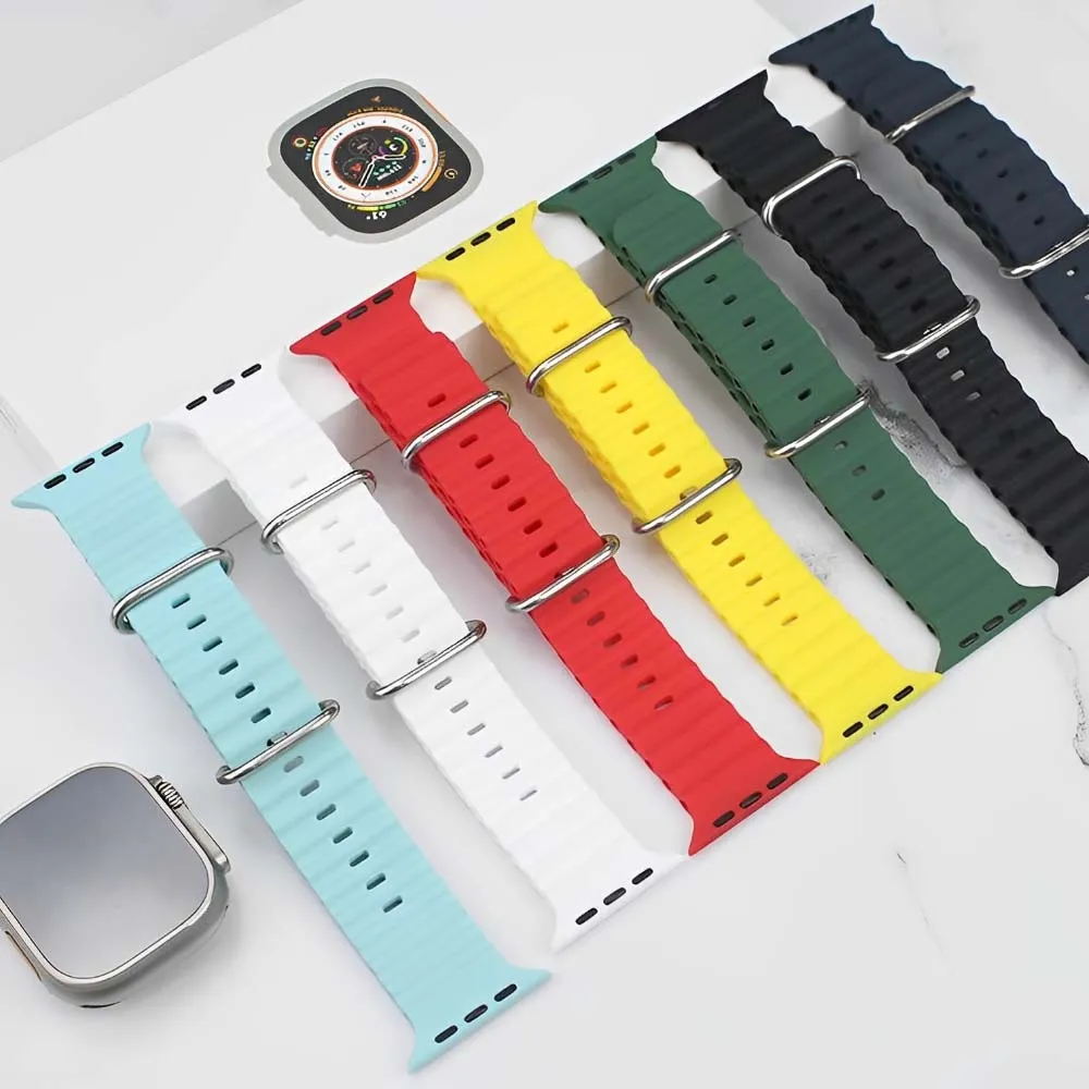 22MM OCEAN LOOP SILICON STRAPS FOR AMAZFIT WATCH GTR 3 PRO, GTR 2, GTR 4, GTR 3 PRO, GTR 2 LITE, GTR, PACE