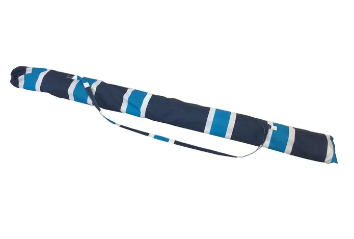 7ft Striped Beach Umbrella With Carry Bag
