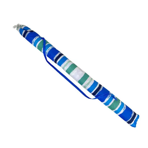 7ft Striped Beach Umbrella With Carry Bag