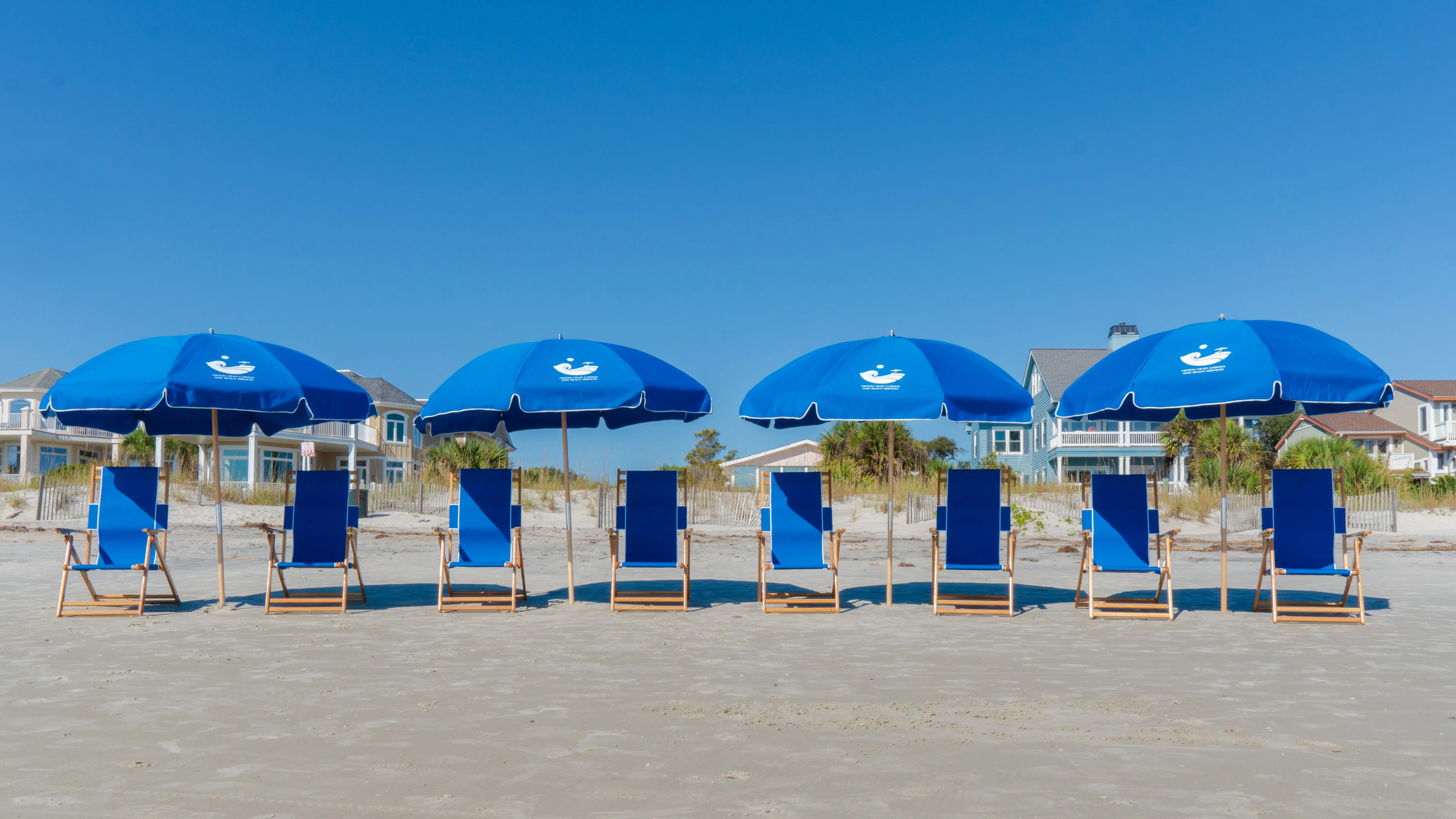 8 Chairs & 4 Umbrellas Rental Self-Setup