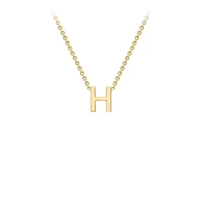 9K Gold 'H' Initial Necklace - 1.19.0157