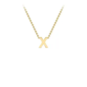 9K Gold 'X' Initial Necklace - 1.19.0173