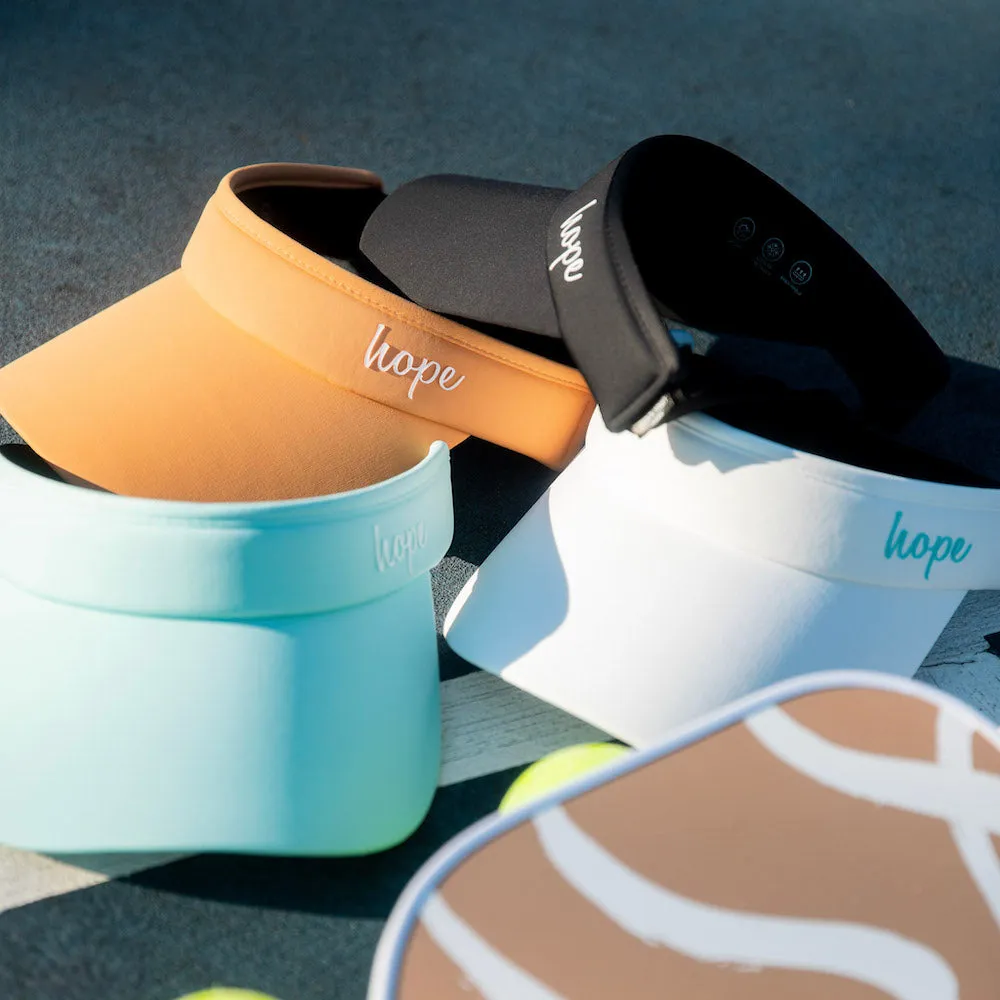 Adjustable Band Sport Visor - Light Orange