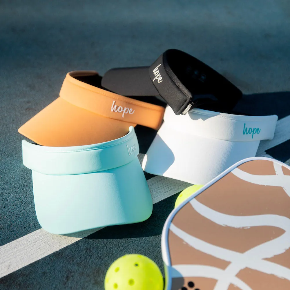 Adjustable Band Sport Visor - White
