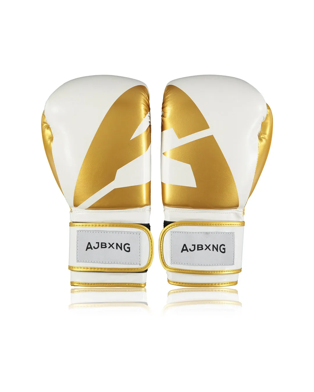 AJBXNG SSG5 Sparring Glove - White and Gold 16oz