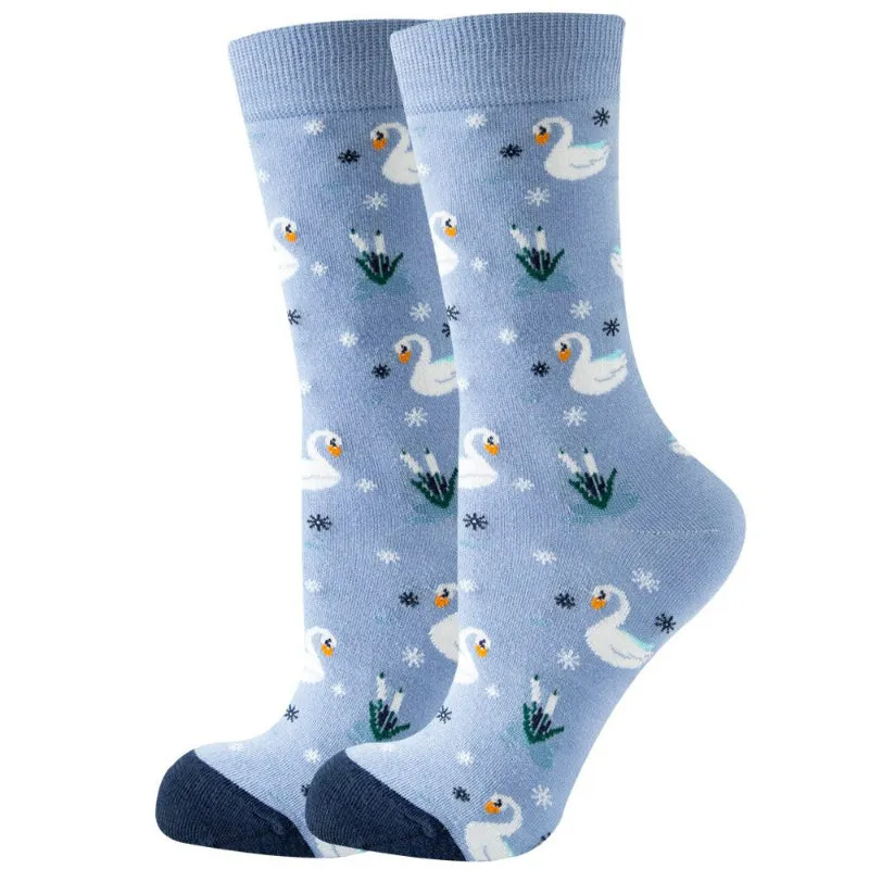 Animal Printed Socks For Autumn And Spring
