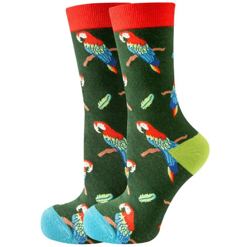 Animal Printed Socks For Autumn And Spring
