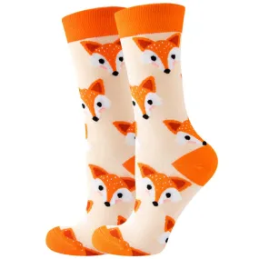 Animal Printed Socks For Autumn And Spring