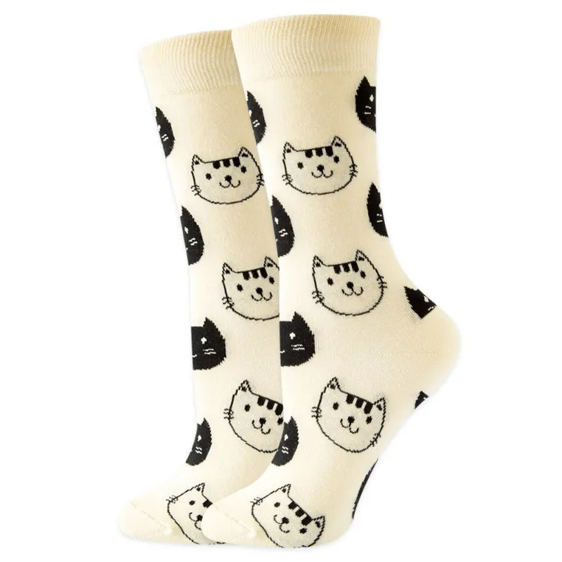 Animal Printed Socks For Autumn And Spring