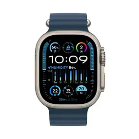 Apple Watch Ultra 2 GPS   Cellular 49mm Titanium/Blue Ocean Band - AU Version ( Open Never Used )