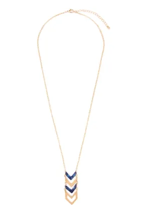 Arrow Shape Acetate Necklace