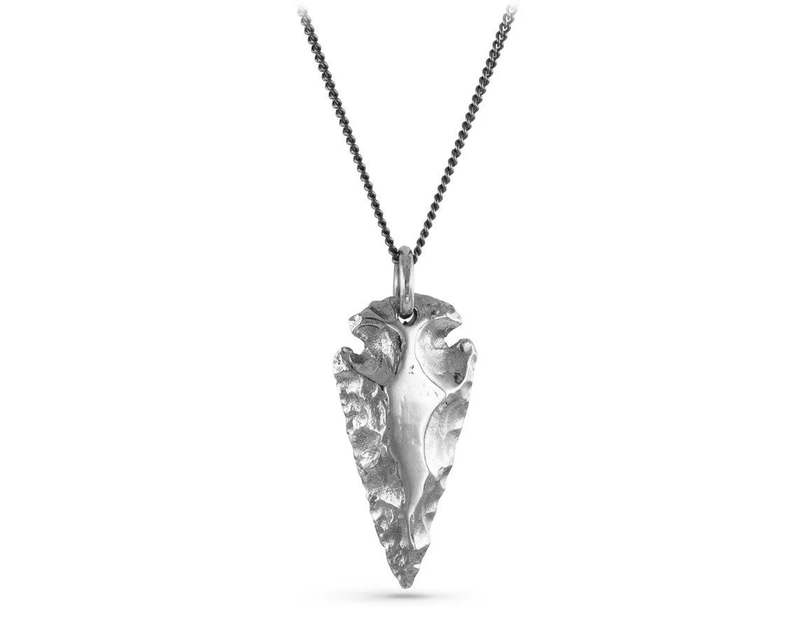 Arrowhead Necklace - Silver