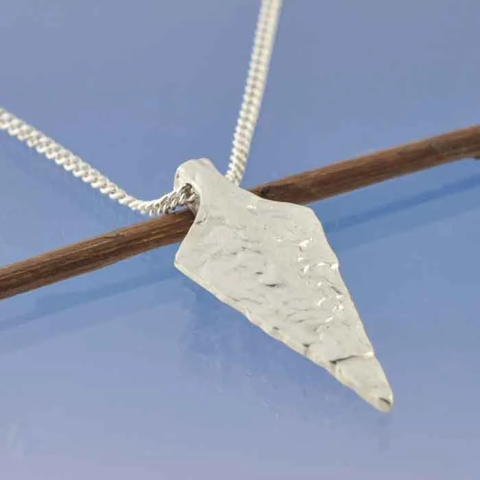 Ashes Necklace - "Flint" Arrow Head