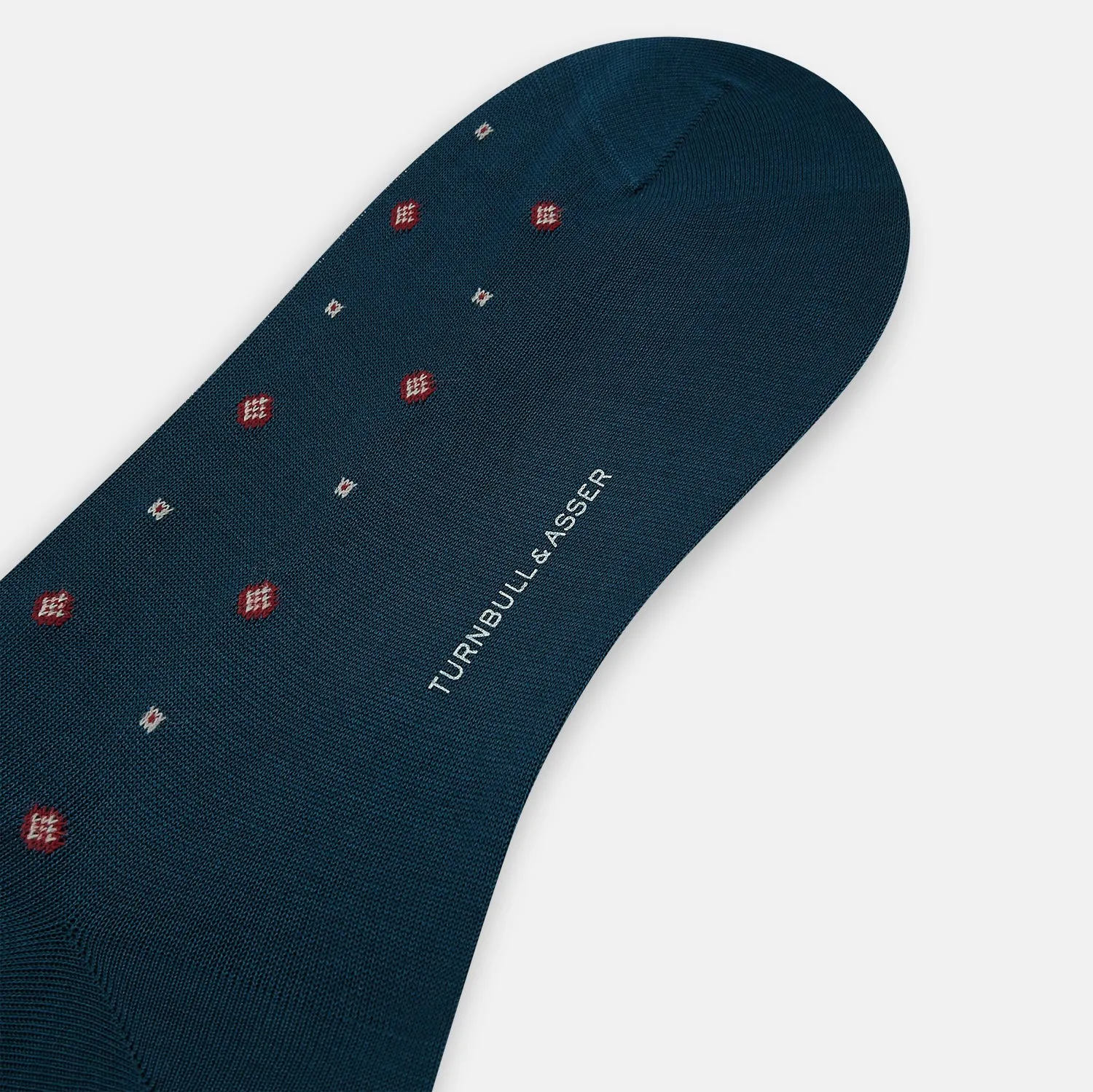 Azzurro Patterned Mid-Length Socks