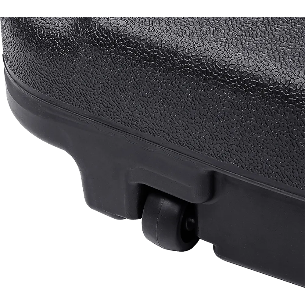 Black UV-Resistant Round Outdoor Umbrella Stand Base - 60x80cm, Portable, Heavy-duty