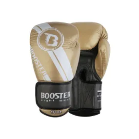BOOSTER PRO BGL V3 MUAY THAI BOXING GLOVES Leather 8-14 oz Gold White