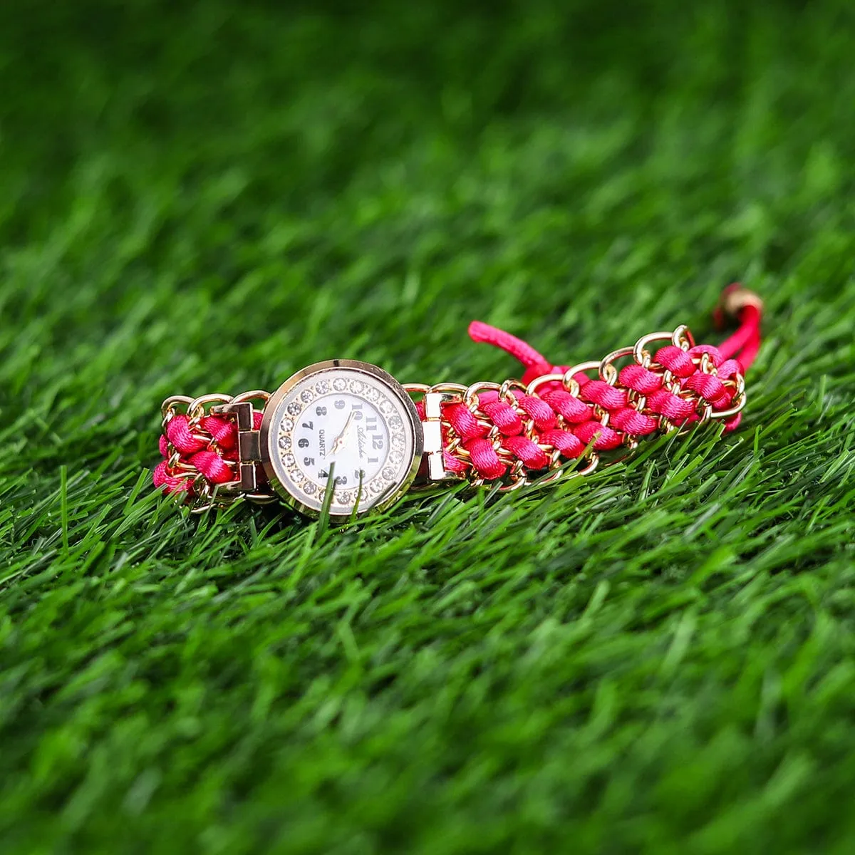 Bracelet Strap, Small Round Zarcon Touch Dial Women Watch