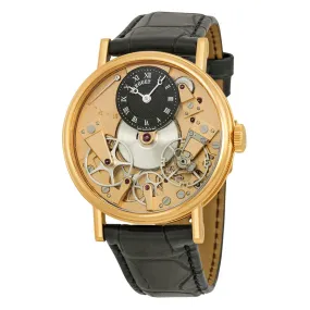 Breguet Tradition Automatic Skeleton Dial 18kt Rose Gold Men's Watch 7027BRR99V6