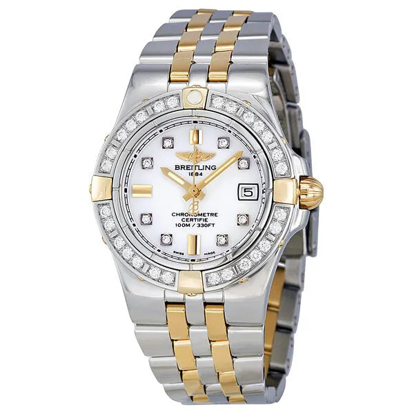 Breitling Galactic 30 Diamond Two-tone Ladies Watch B71340LA-A714TT B71340LA/A714