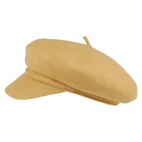 Brixton Hats Audrey Baker Boy Cap - Yellow