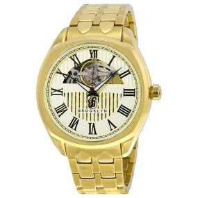 Brooklyn Dunham Skeleton Men's Automatic Ivory Dial Men's Watch 202-M2372