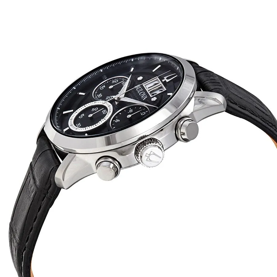 Bulova Sutton Chronograph Quartz Green Dial Men's Watch 96B310