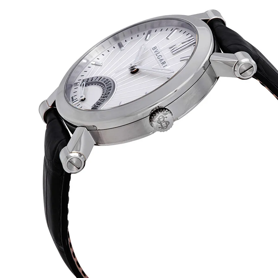 Bvlgari Sotirio Retrograde Automatic Silver Dial Men's Watch 101707
