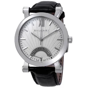 Bvlgari Sotirio Retrograde Automatic Silver Dial Men's Watch 101707