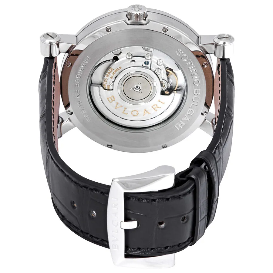 Bvlgari Sotirio Retrograde Automatic Silver Dial Men's Watch 101707