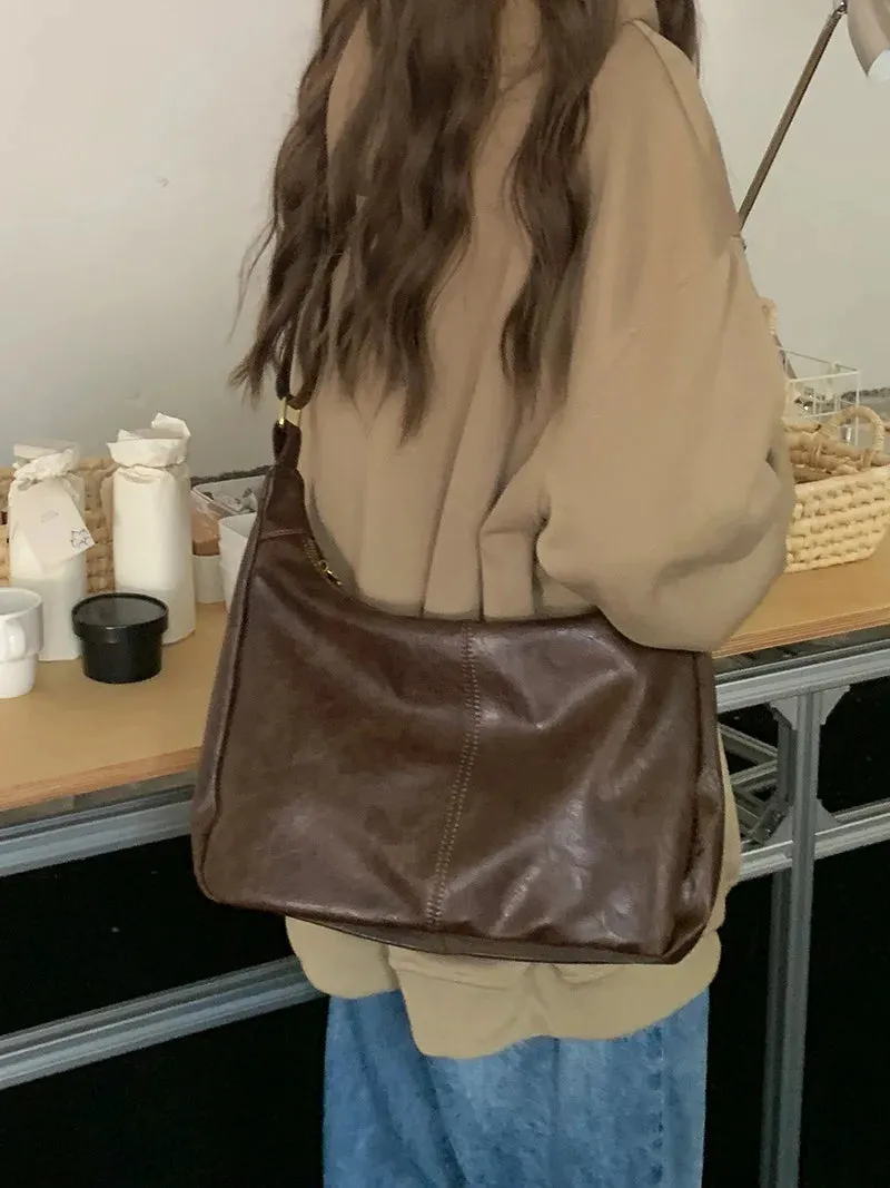 Casual Lage Capacity Messenger Bag Women Fashion Designer Luxury Female Tote Bag High Quality PU Leather Handbags