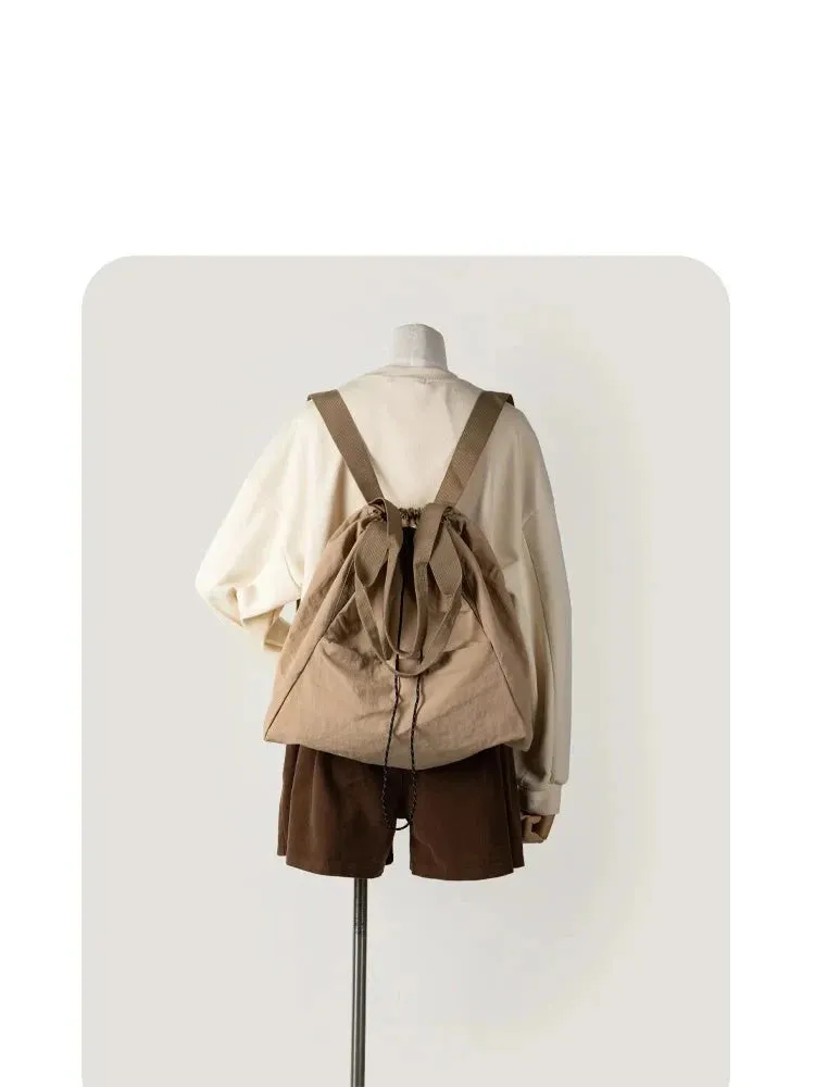 Casual Office Ladies Backpack Large Capacity Solid Color Fashion New Shoulder Bags High Quality Tote Bag Designer Luxury