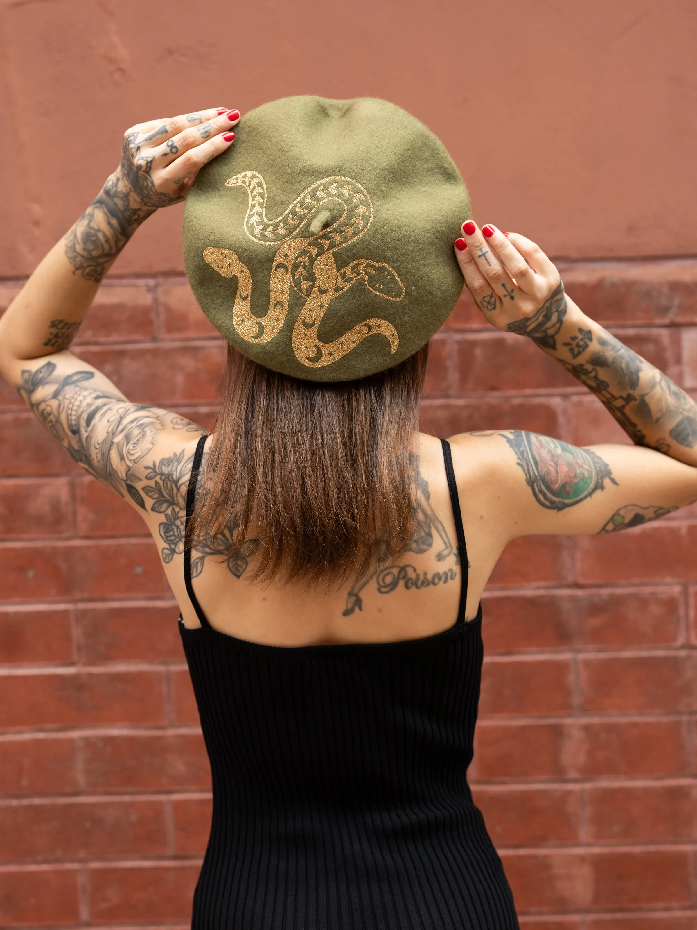 Celestial Snakes Beret