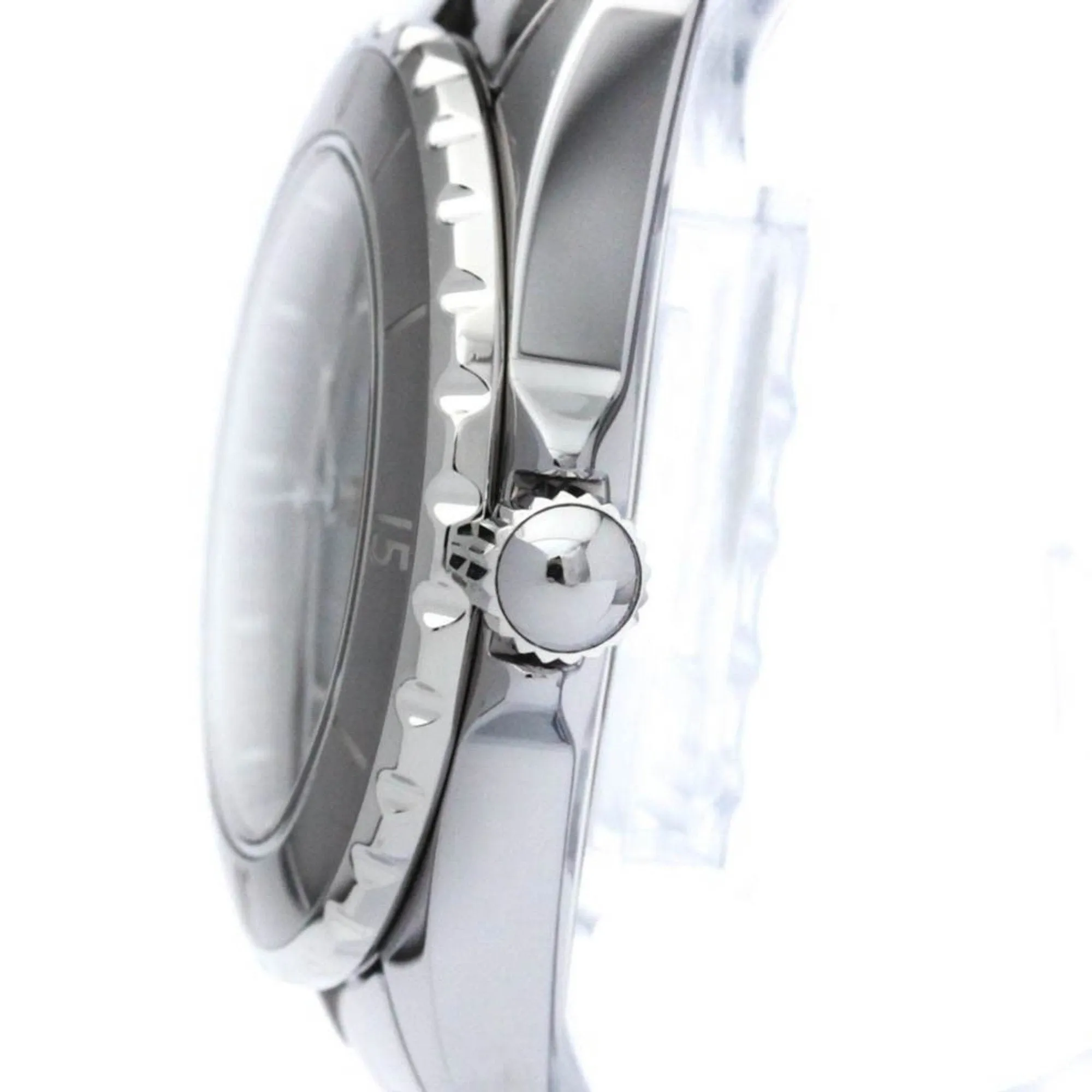 Chanel J12 Chromatic Titanium Ceramic Automatic Mens Watch H2979 BF563379