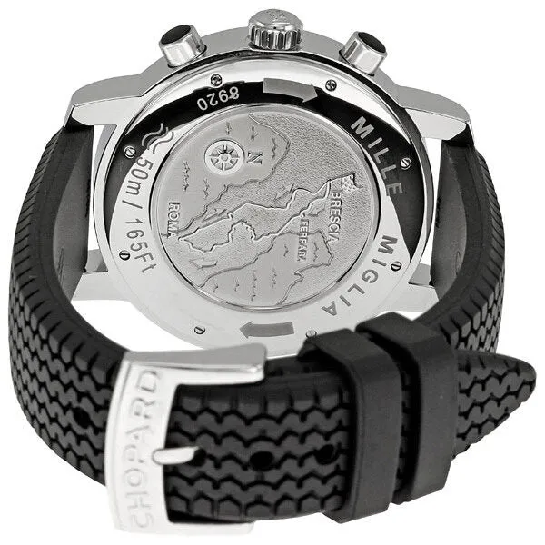 Chopard Mille Miglia Steel Black Rubber Chronograph Men's Watch 16/8920 168920-3001