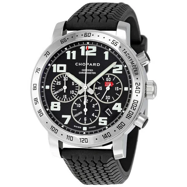 Chopard Mille Miglia Steel Black Rubber Chronograph Men's Watch 16/8920 168920-3001