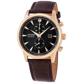 Citizen Corso Chronograph Eco-Drive Black Dial Men's Watch CA7003-06E