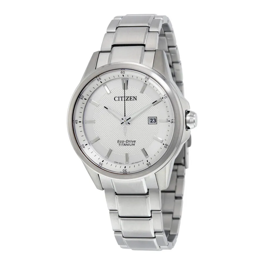 Citizen TI   IP Eco-Drive Silver Dial Men's Watch AW1490-50A