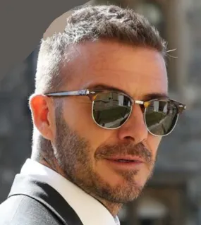 Classic Semi Rimless Designer Sunglasses for Men