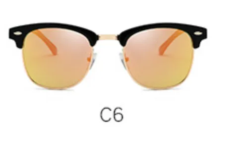 Classic Semi Rimless Designer Sunglasses for Men