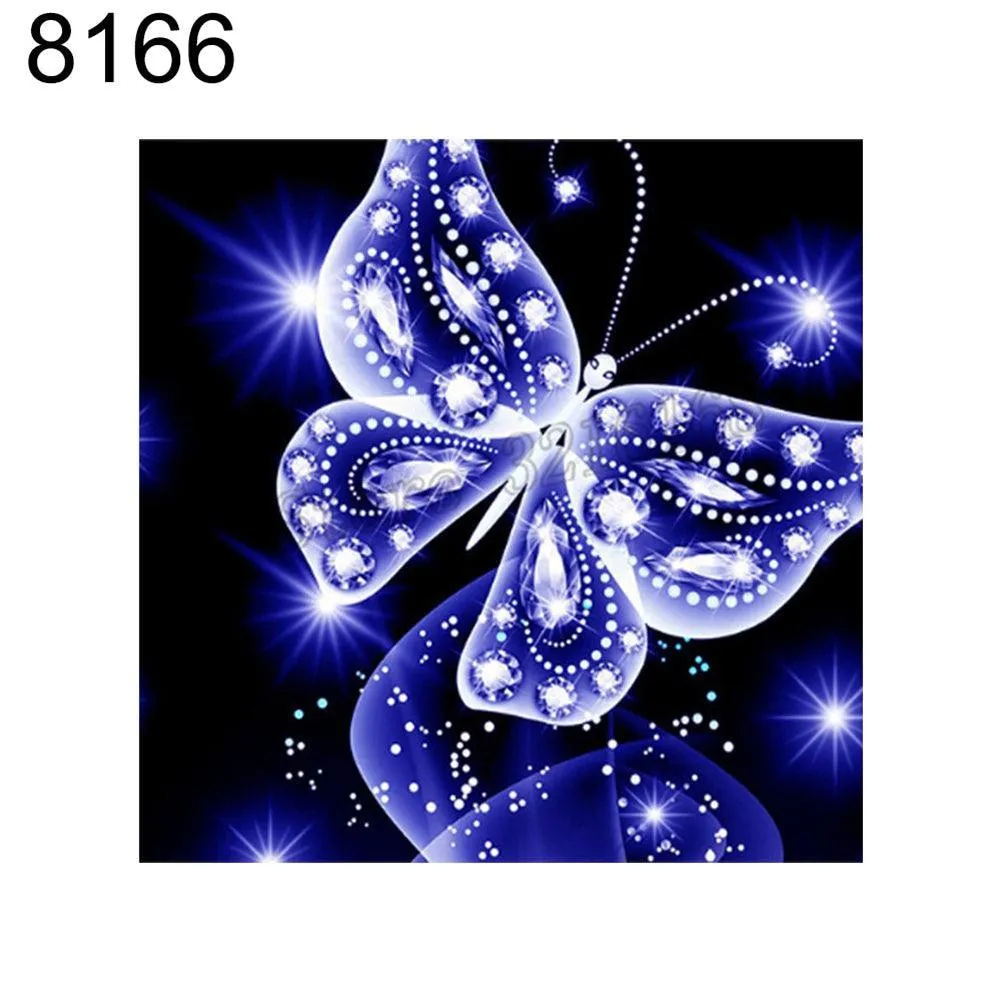Colorful Butterfly Diamond Art Kit - DIY Ethnic Wall Decor & Gift Set