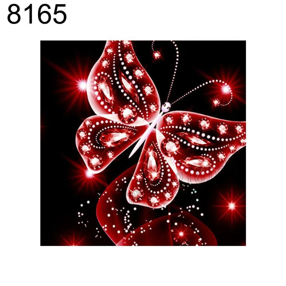 Colorful Butterfly Diamond Art Kit - DIY Ethnic Wall Decor & Gift Set
