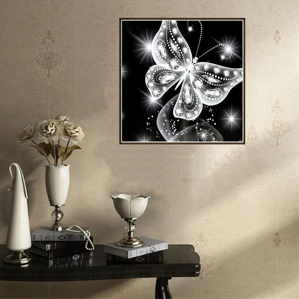 Colorful Butterfly Diamond Art Kit - DIY Ethnic Wall Decor & Gift Set