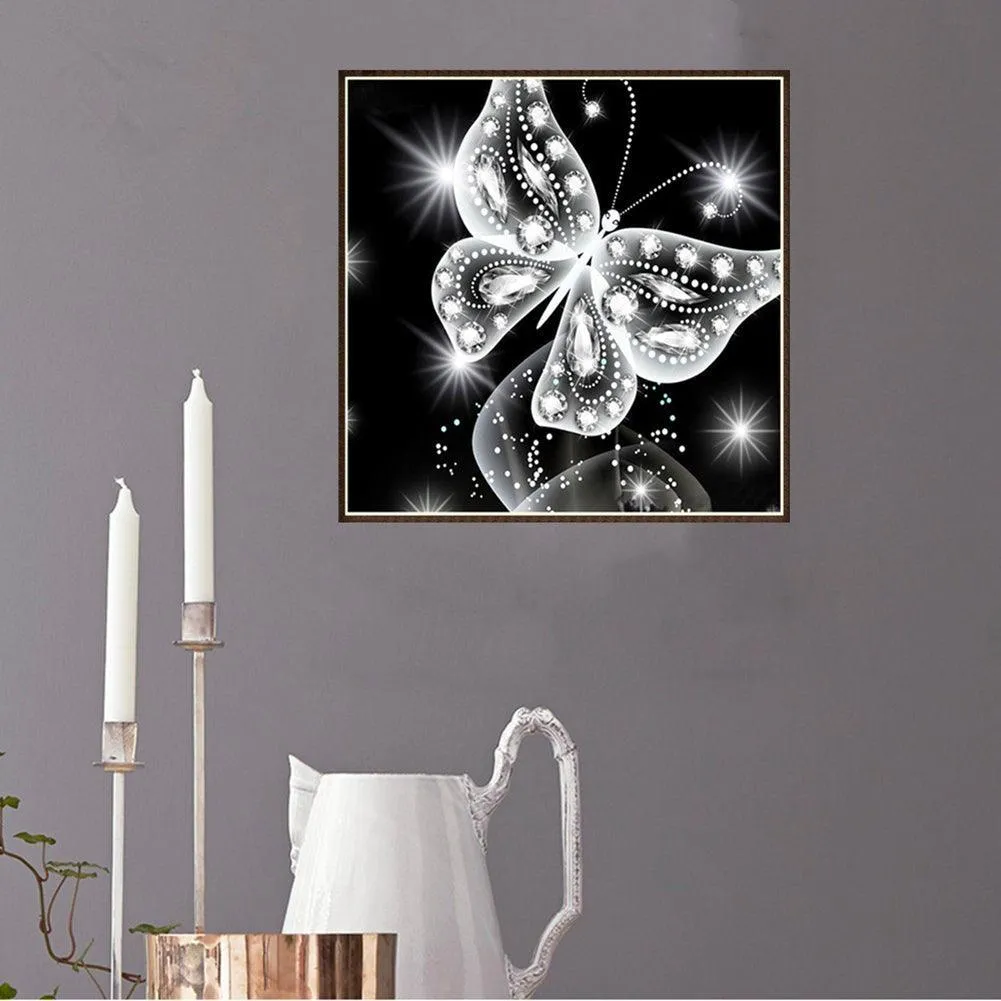 Colorful Butterfly Diamond Art Kit - DIY Ethnic Wall Decor & Gift Set