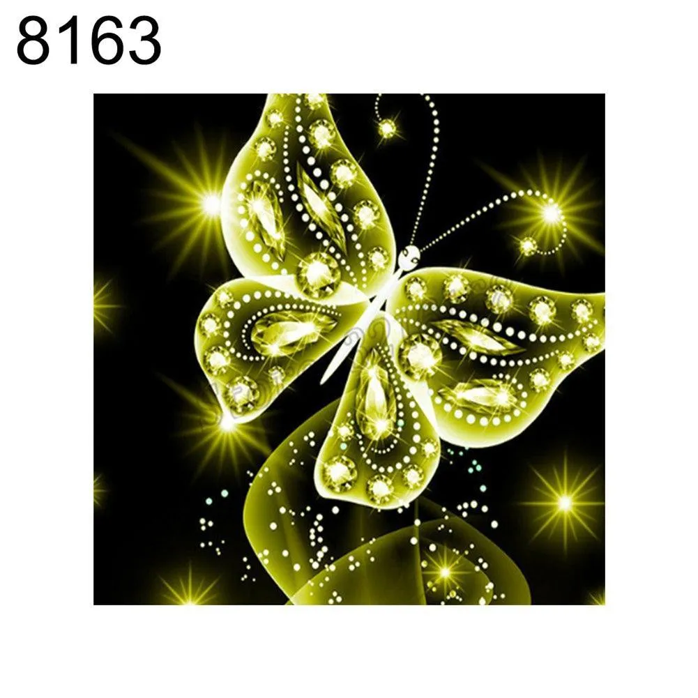 Colorful Butterfly Diamond Art Kit - DIY Ethnic Wall Decor & Gift Set